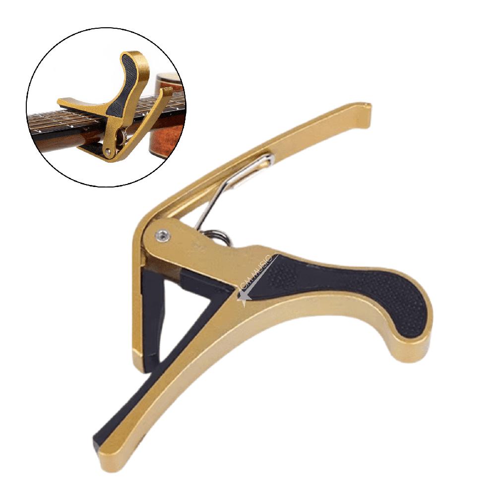 Capo para Guitarra Acústica y Eléctrica Pinza Dorado