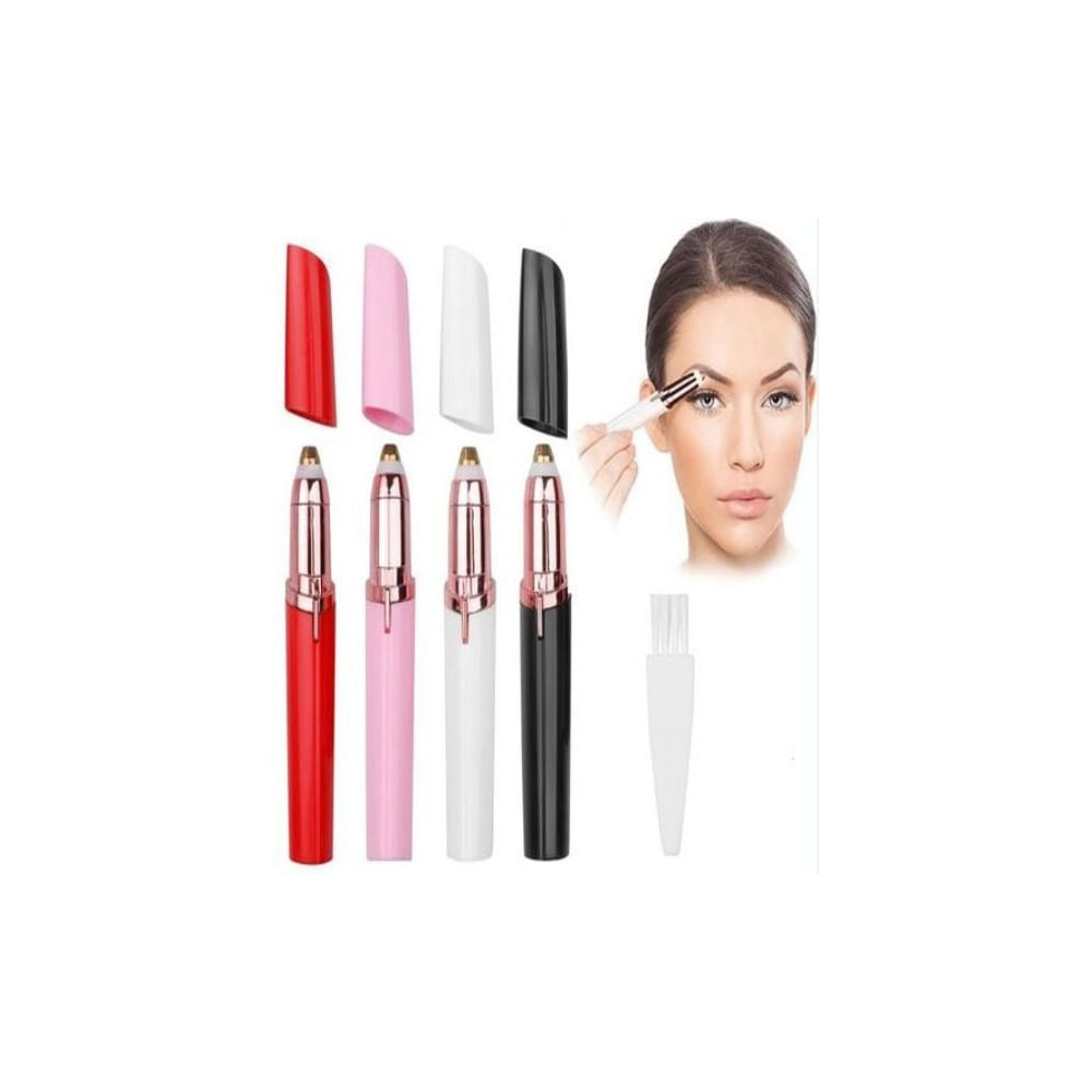 Depilacion Recargable de Vello Facial Cejas en COLOR ROJO