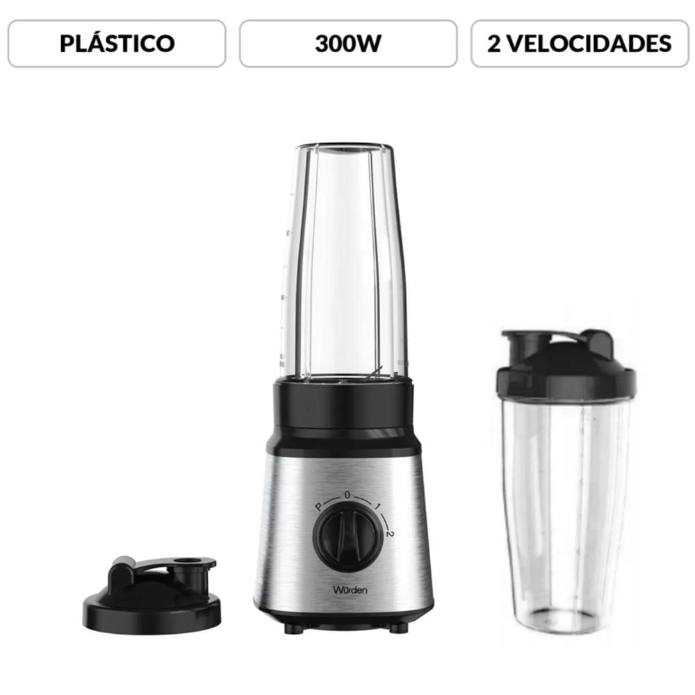LICUADORA WURDEN 0.75 LITROS PERSONAL WBL-VITA300 POTENCIA 300W