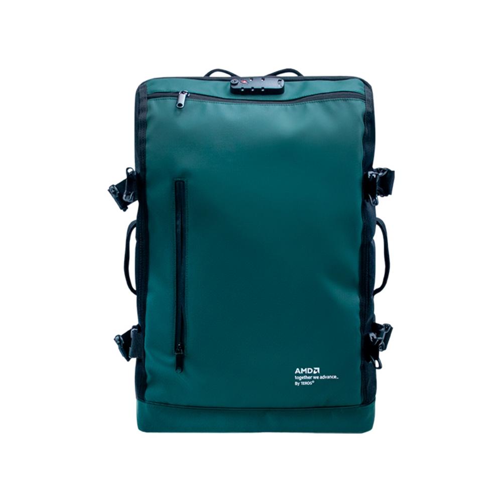 Maleta de viaje Teros TE 8080DG de 20 PulG con Ruedas Verde Navy TE8080DG