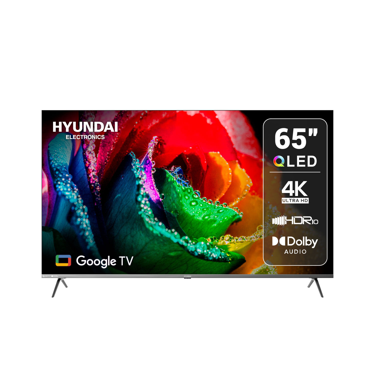 Televisor Hyundai 65"" HYLED6513QG 4K QLED Gris