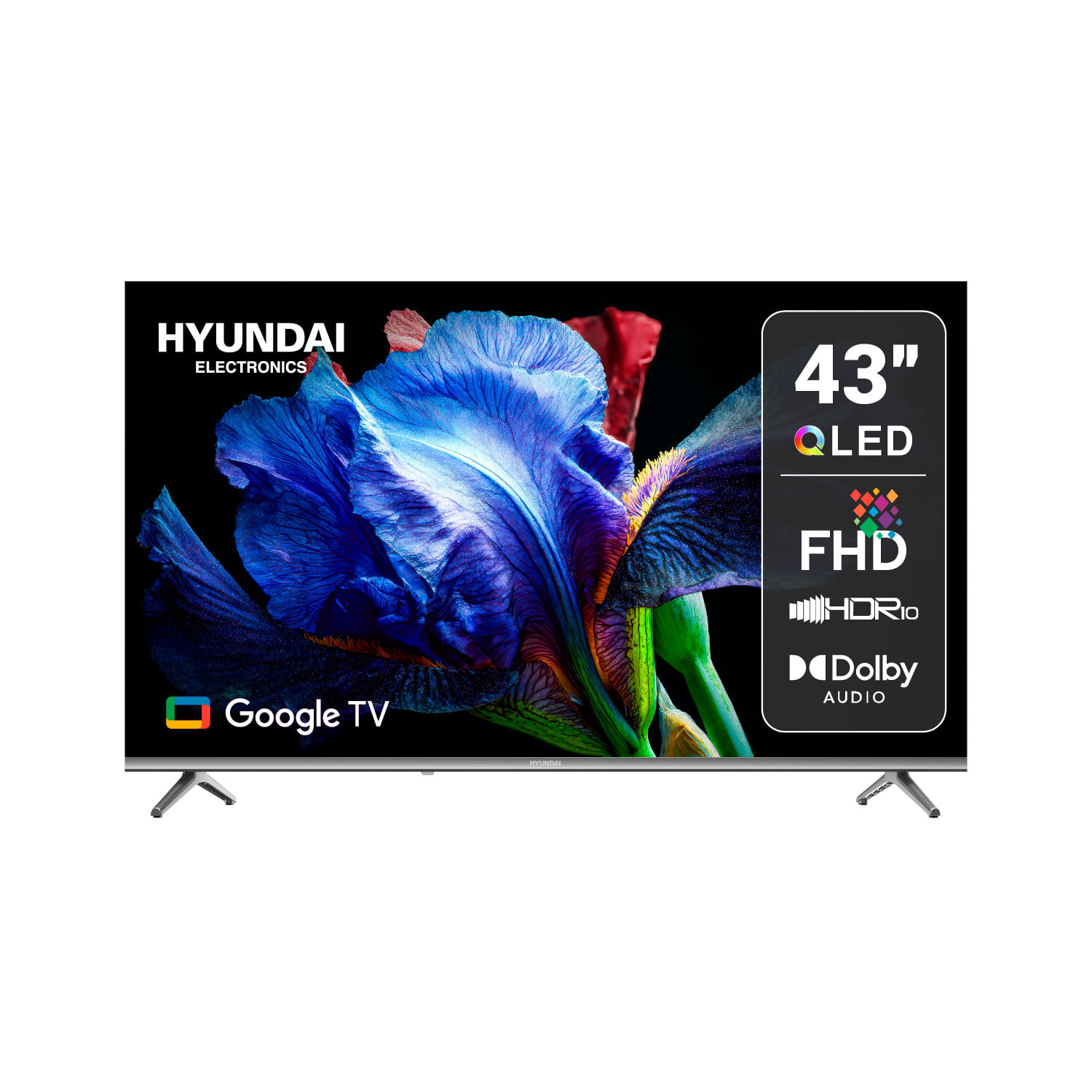 Televisor Hyundai 43" HYLED4326QG QLED FHD Google TV