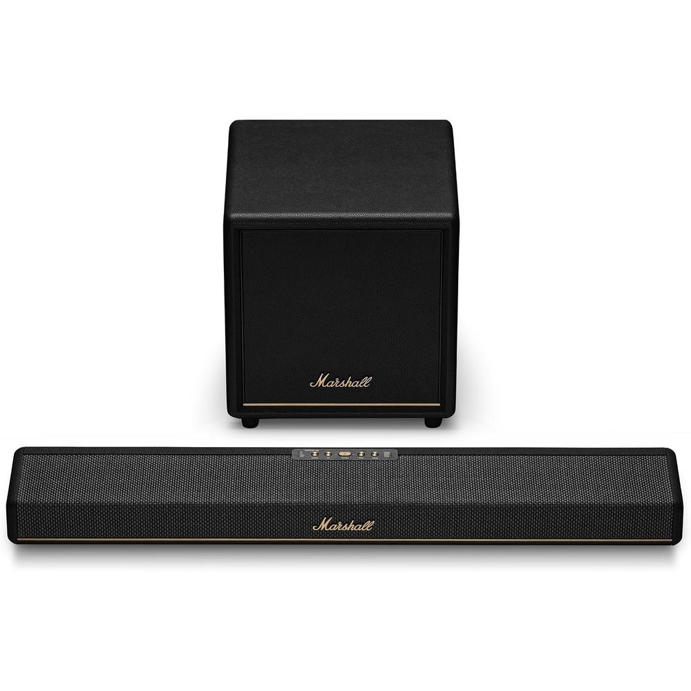 BARRA DE SONIDO HESTON 60 + PARLANTE SUBWOOFER HESTON SUB 200 MARSHALL | NEGRO