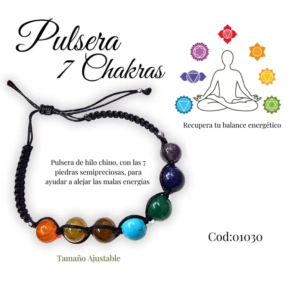 Pulsera StoreWide 7 Chakras Alivia la Tencion