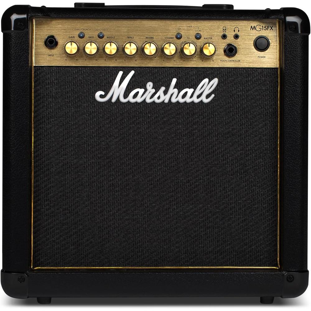 AMPLIFICADOR COMBO PARA GUITARRA ELÉCTRICA MG15GFX MARSHALL | NEGRO