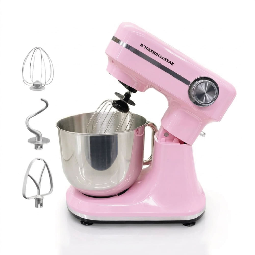 Batidora Planetaria D Nationalstar NN-B3BP 3000w 12V Rosado