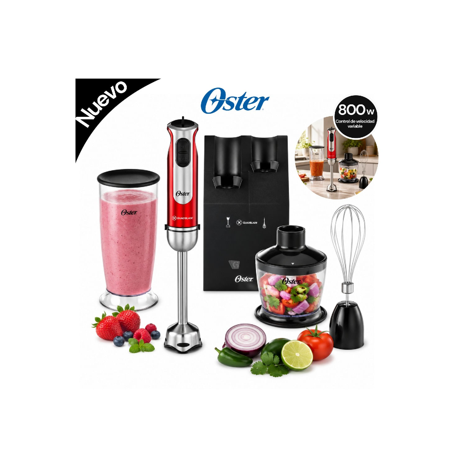 Batidora de inmersión FPSTHB2801 800W