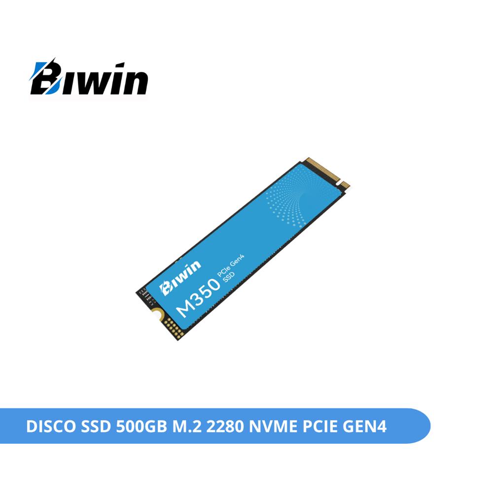DISCO SSD 500GB M.2 2280 NVME PCIE GEN4 5000MB-S BIWIN M350 BM350NN500G-RGX