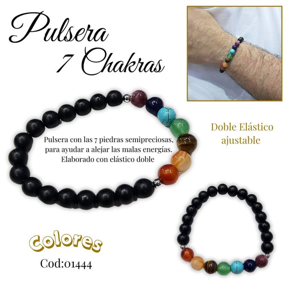 Pulsera StoreWide 7 Chakras Elasticada