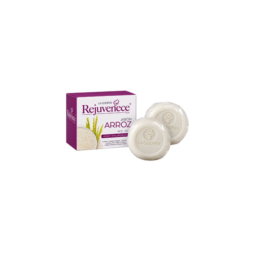 Pack 2 Jabónes  de Arroz  para el Cuidado de la Piel