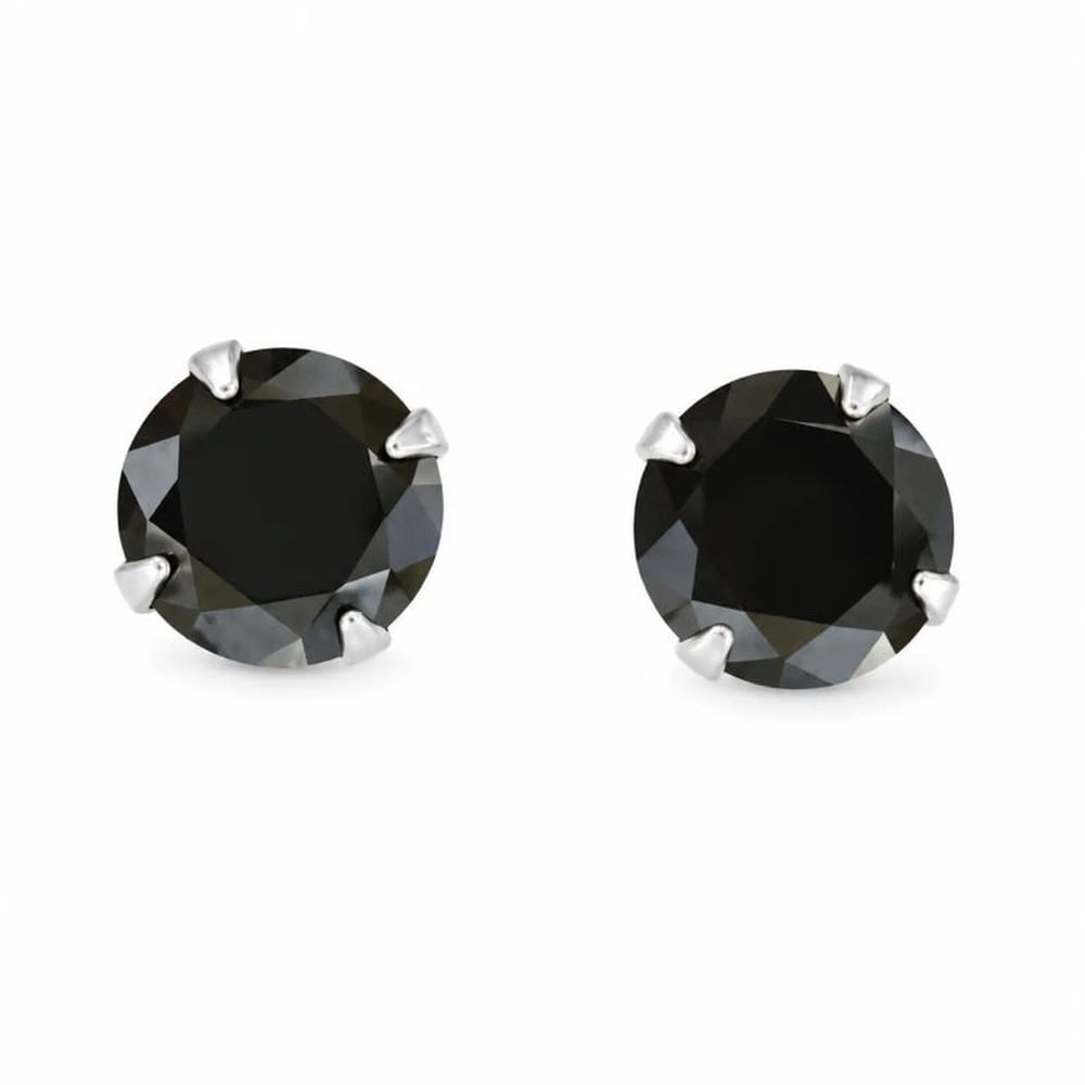 Aretes Punto de Luz con Cristales de Colores - Plata 950
