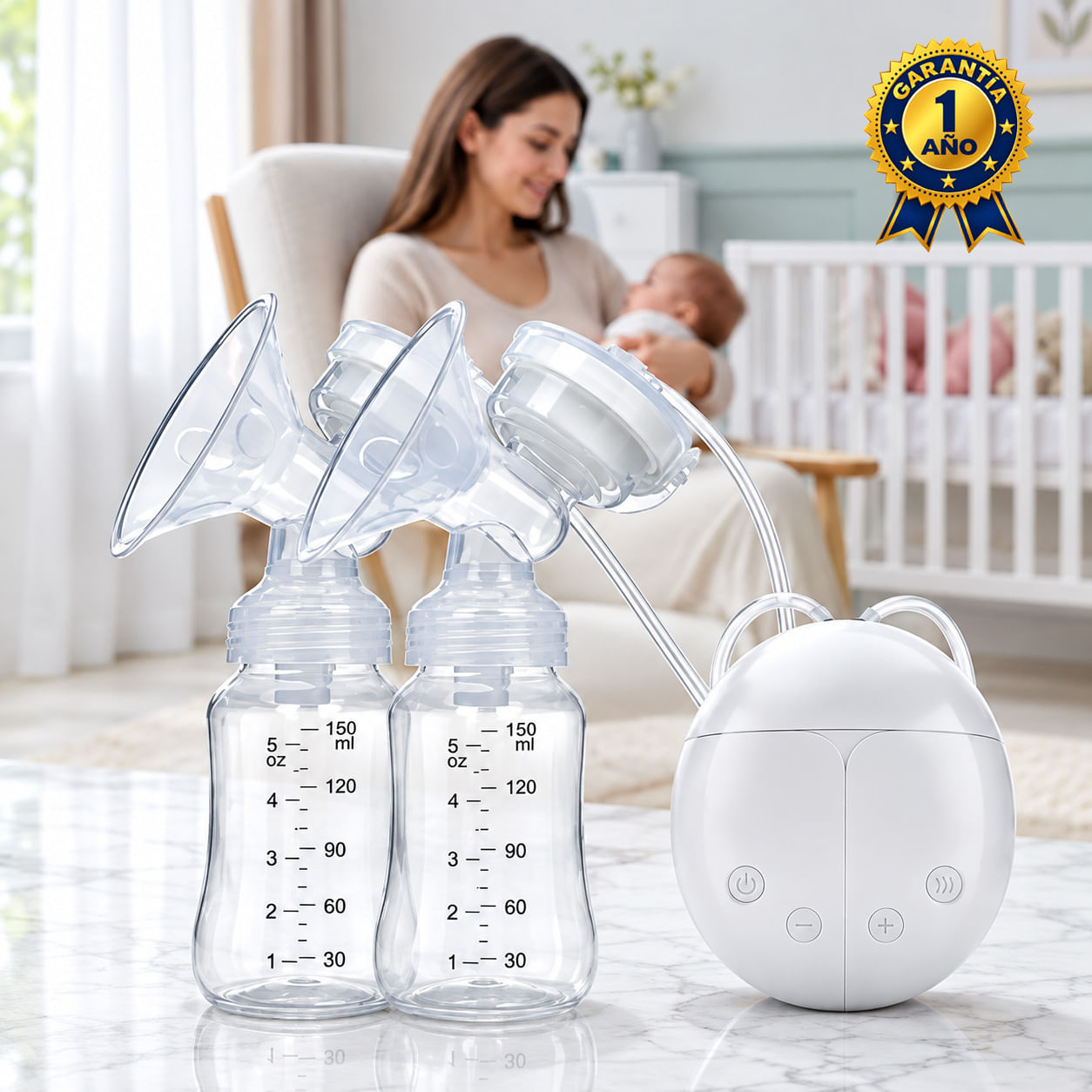 Extractor De Leche Materna Doble Bpa Free
