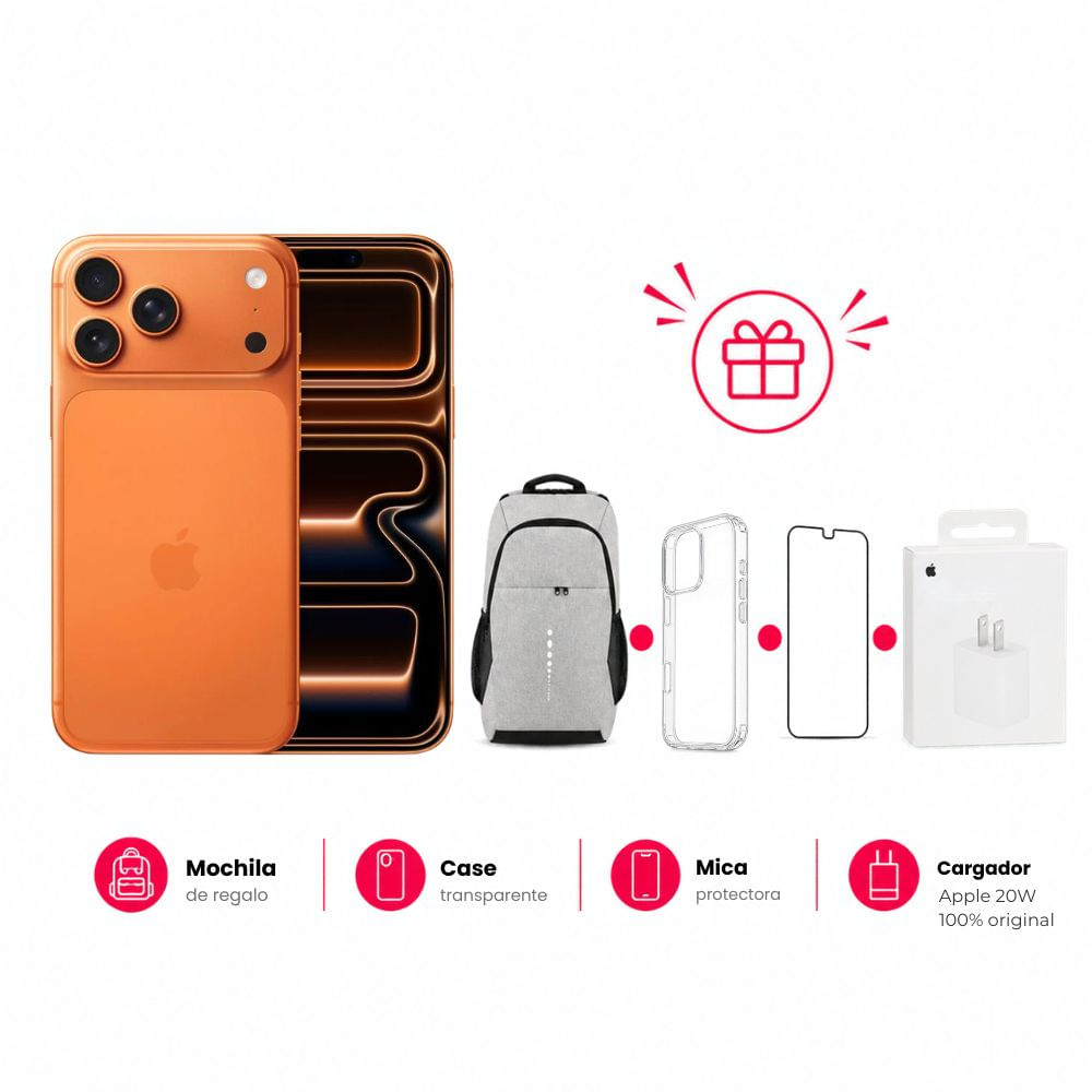 iPhone 17 PRO MAX 512gb ESIM color Naranja Cósmico