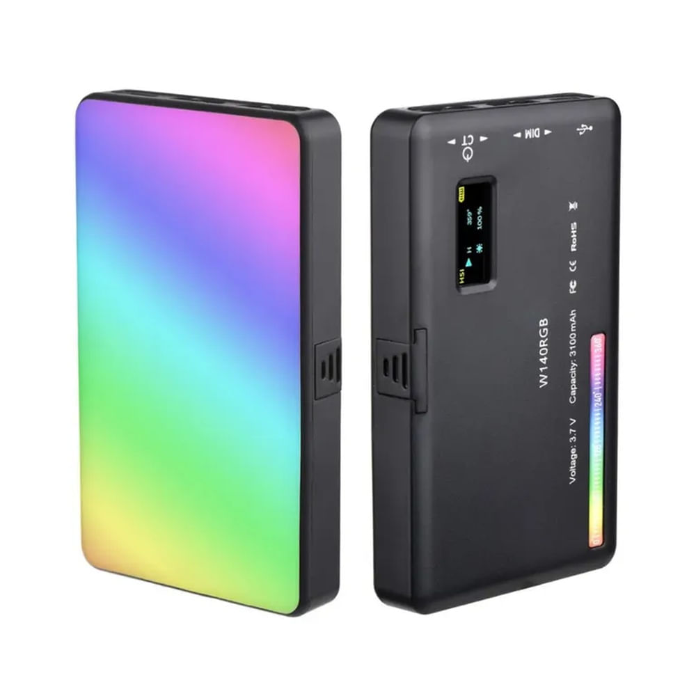 Luz LED W140RGB Portátil RGB 2500K-9000K