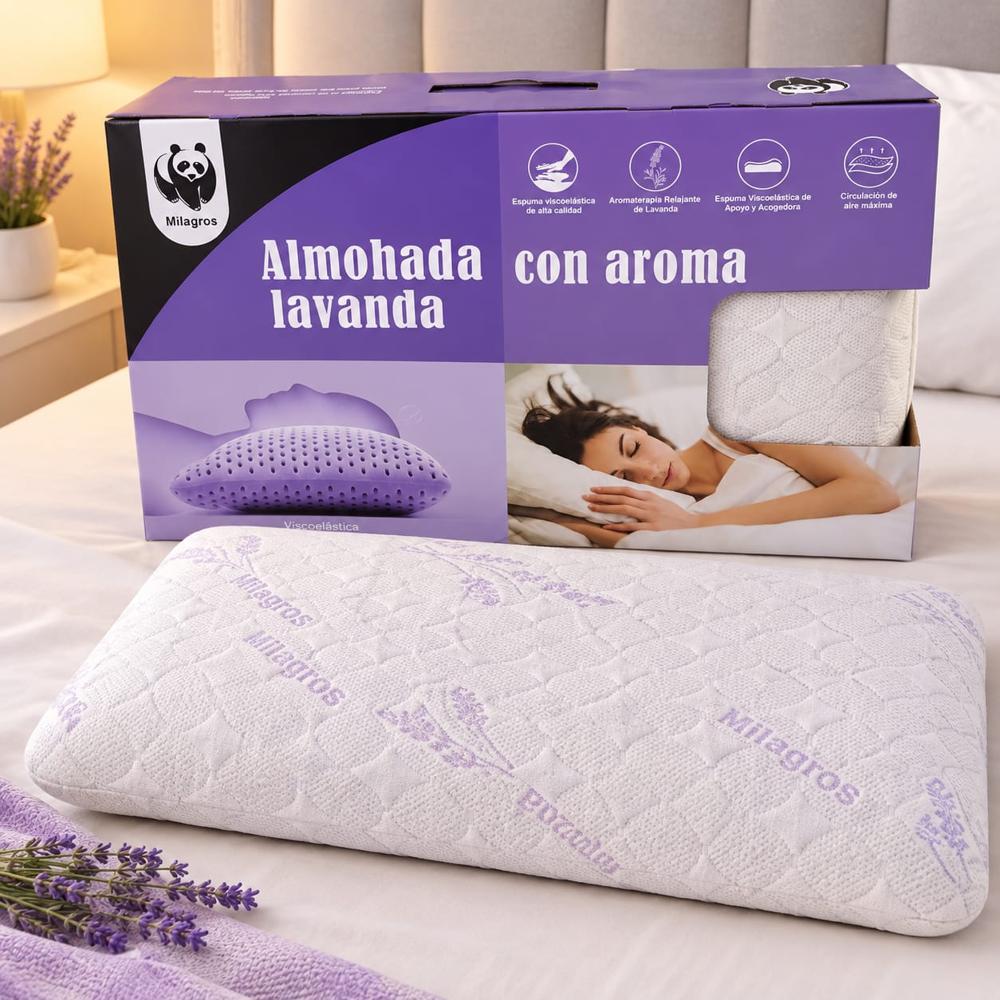 ALMOHADA VISCOELASTICA CON AROMA A LAVANADA