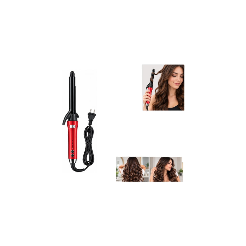 Rizador de Cabello Baihuo 2 en 1  Rojo