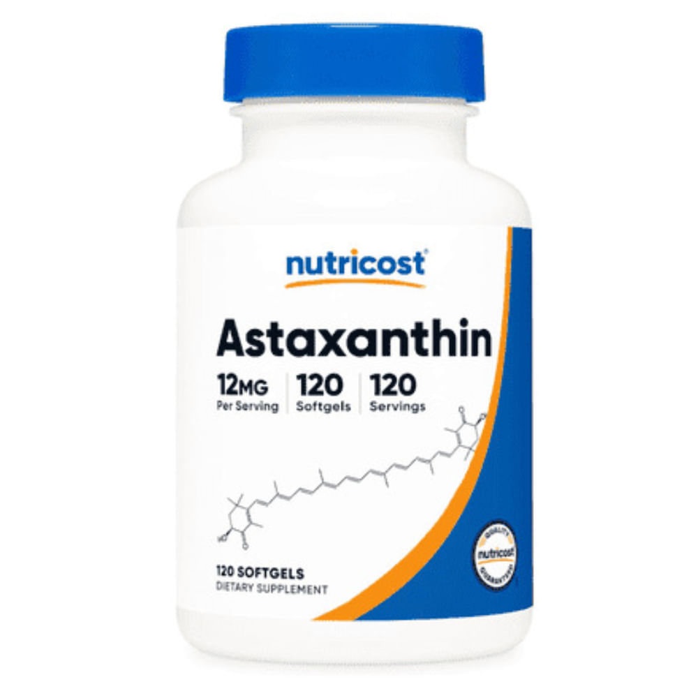 Nutricost Astaxantina 12 mg -120 Cápsulas Blandas