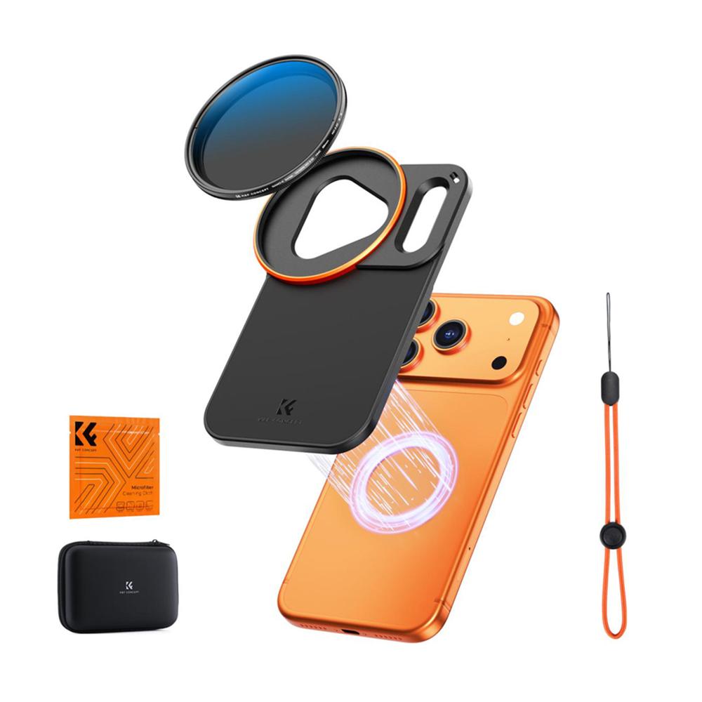 Kit adaptador Magnético KF Concept con Filtro ND2 32 para iPhone 17 PRO