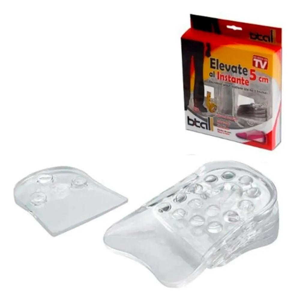 Plantilla Gel Elevador de altura hasta 5cm Transparente Blanco
