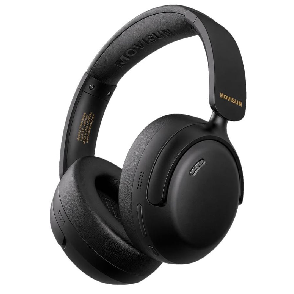 AUDÍFONOS MOVISUN URBAN BUDS 5 ANC BLUETOOTH 6.0 60 HORAS DE BATERÍA Y MODO JUEGO NEGRO