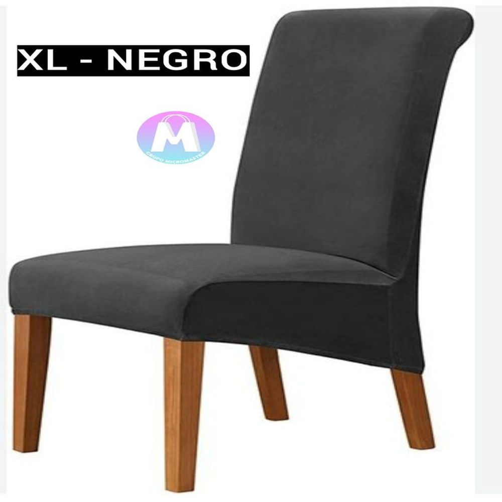 08 Forros de silla Arabe XL color negro Liso