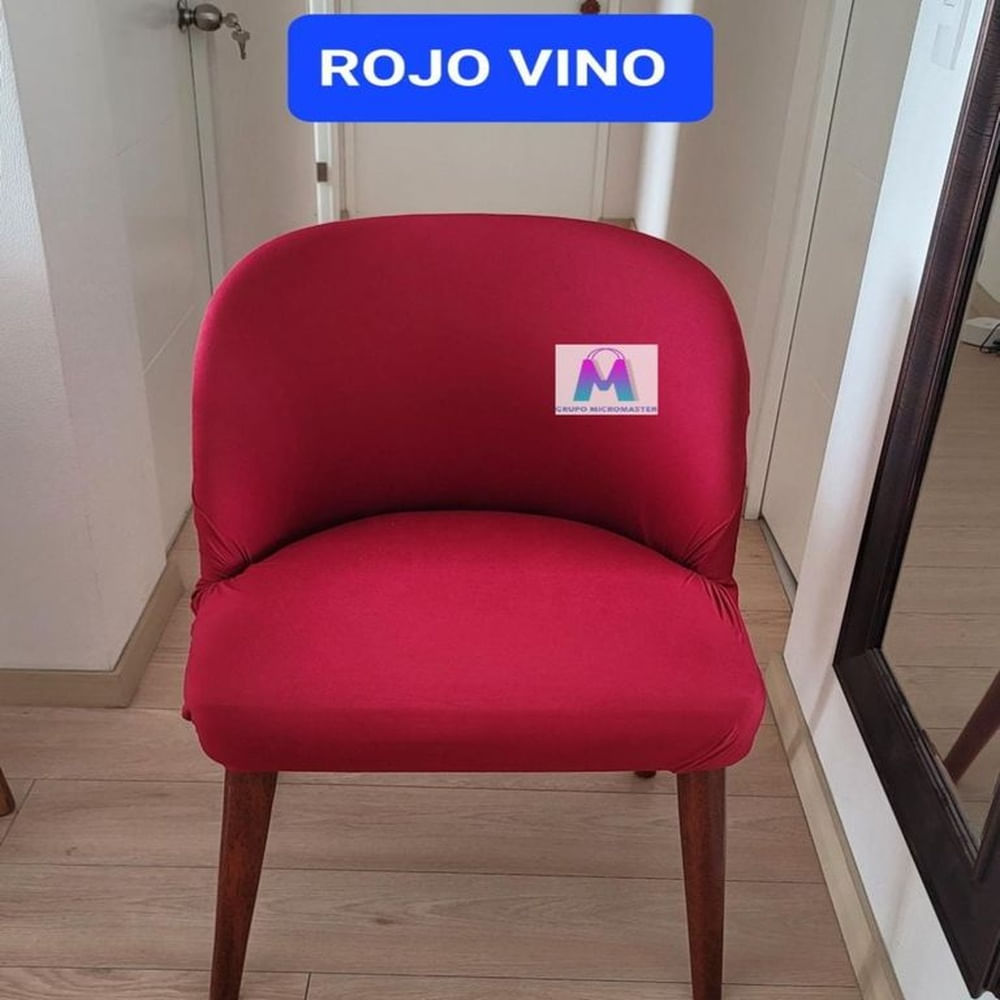 08 Forros de silla VINTAGE color Rojo Vino