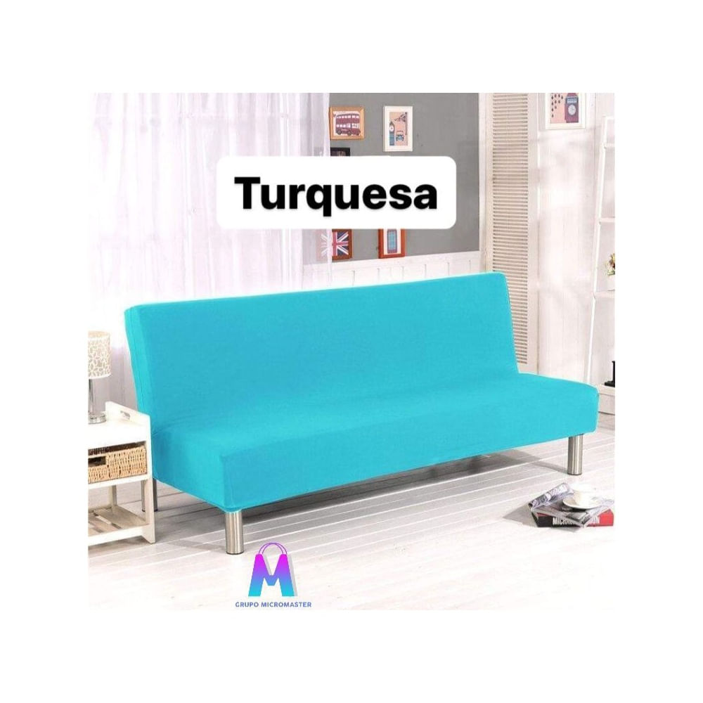 Forro para Futon o Sofa cama Turquesa