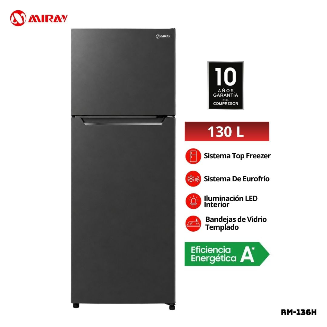 REFRIGERADORA OEM EUROFRIO 130 L  NEGRO - RM-136H