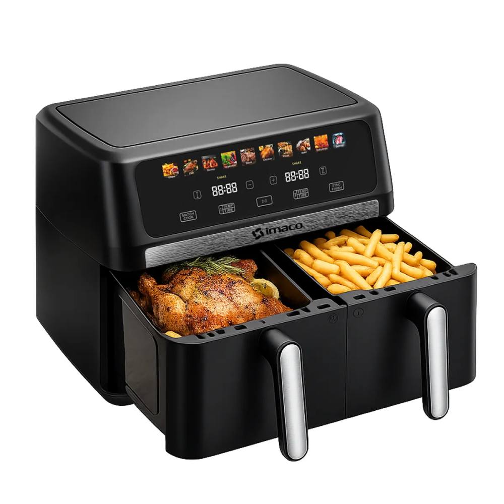 FREIDORA DE AIRE 9 LITROS DOBLE DIGITAL XXL AF1790D