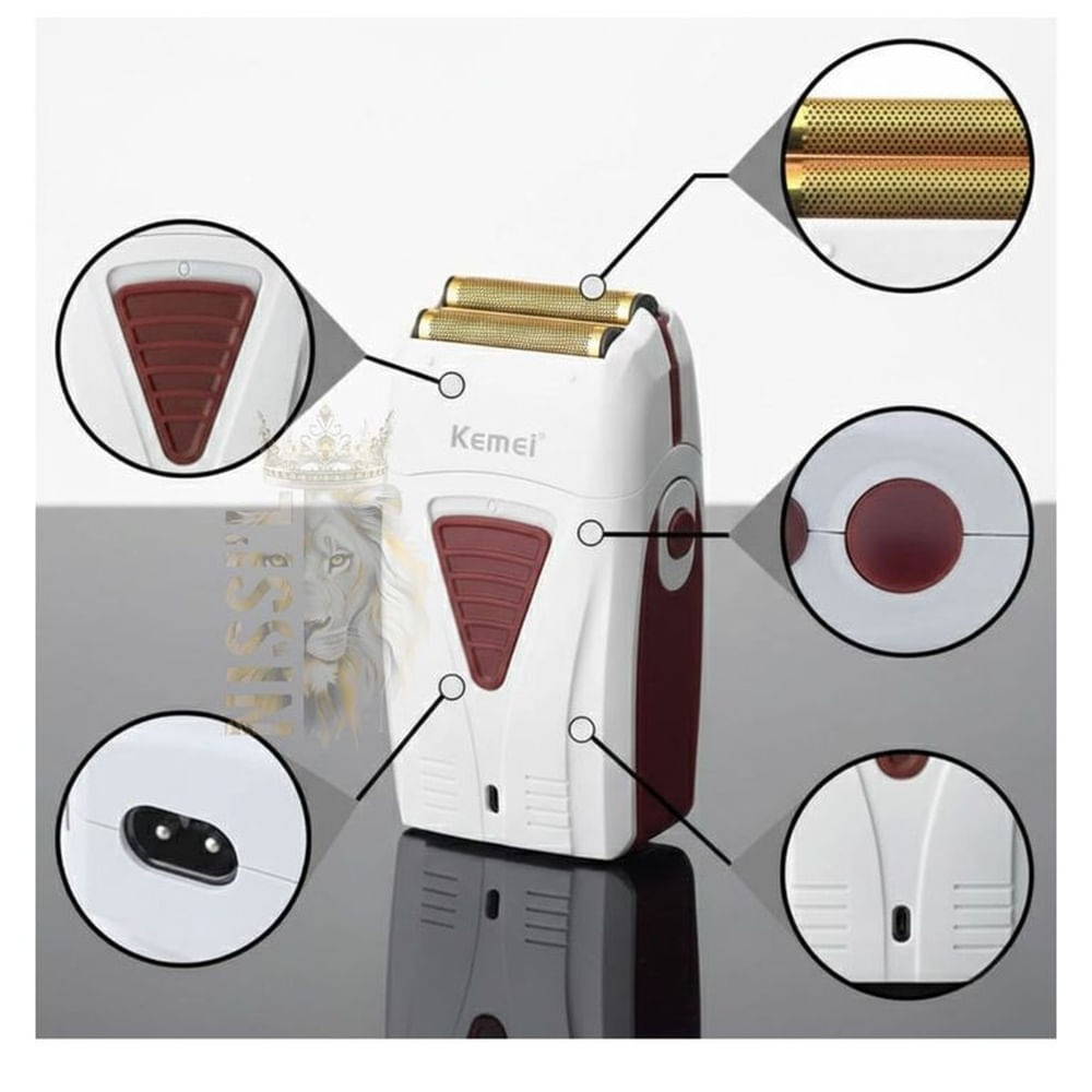 MAQUINA AFEITADORA RECARGABLE KEMEI 3382