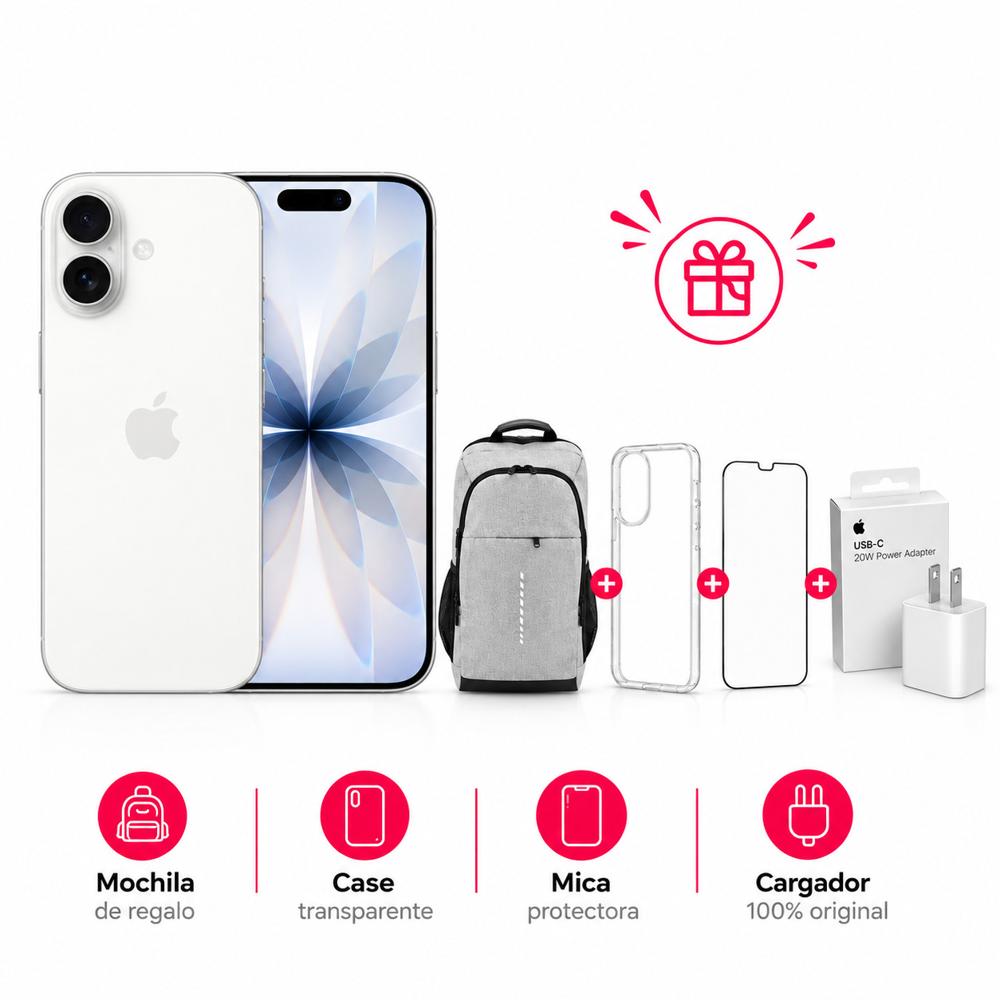 apple iphone 17 256gb esim blanco más regalos