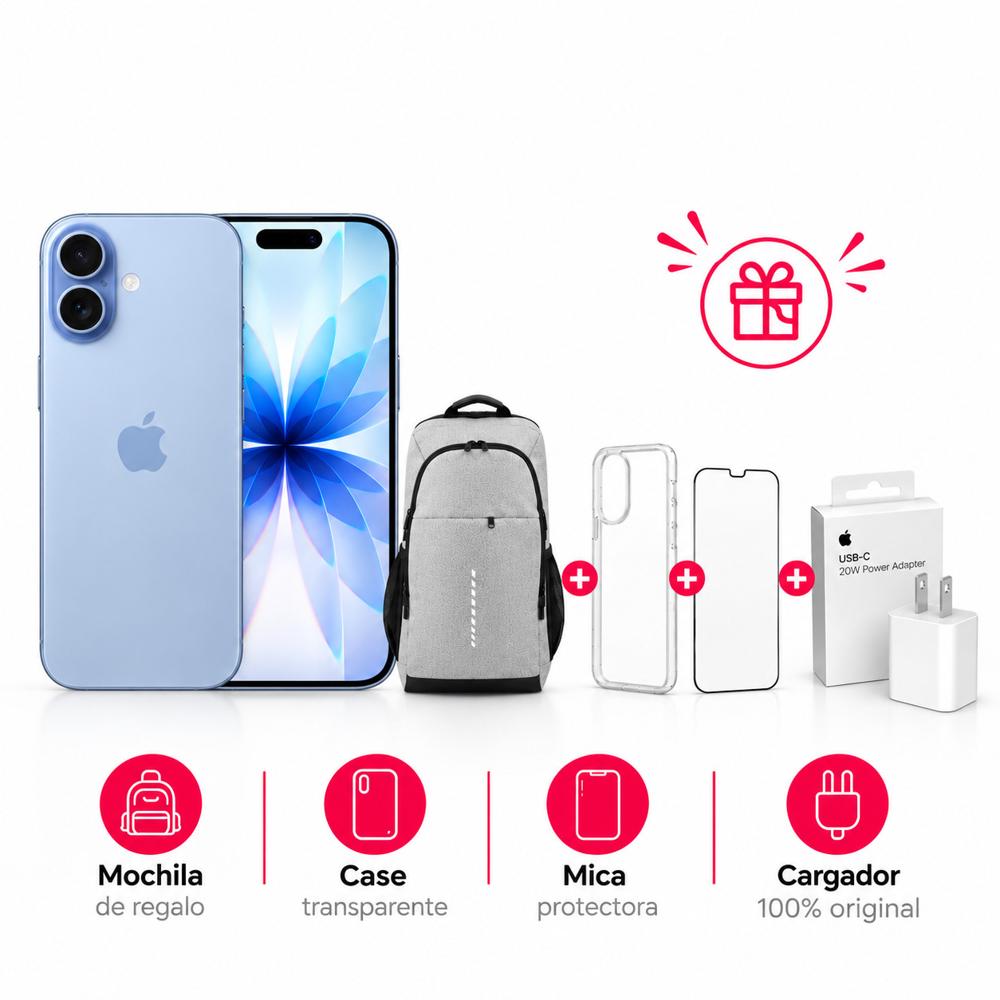 apple iphone 17 256gb esim azul más regalos