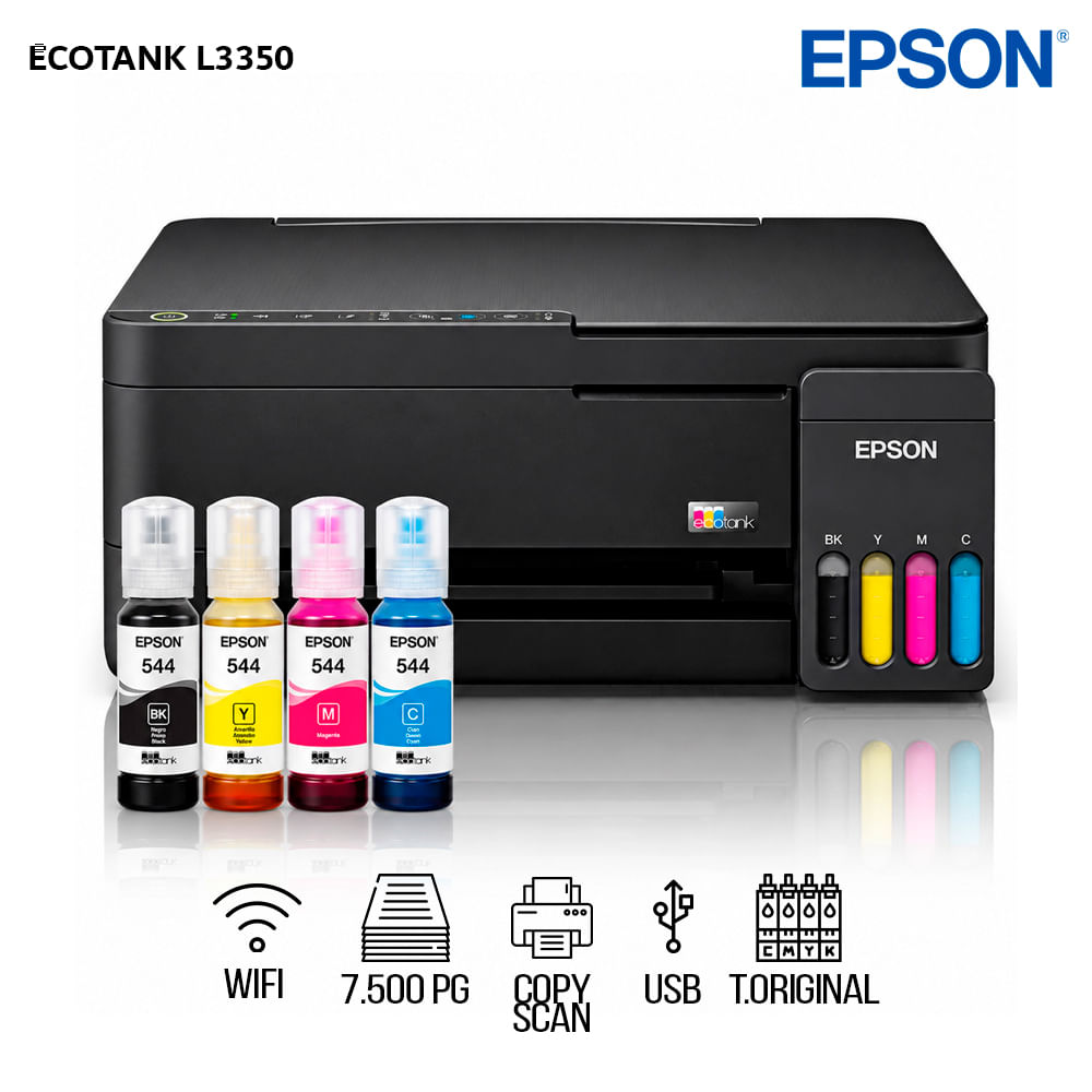 Impresora Multifuncional EcoTank Epson L3350 Wi-Fi