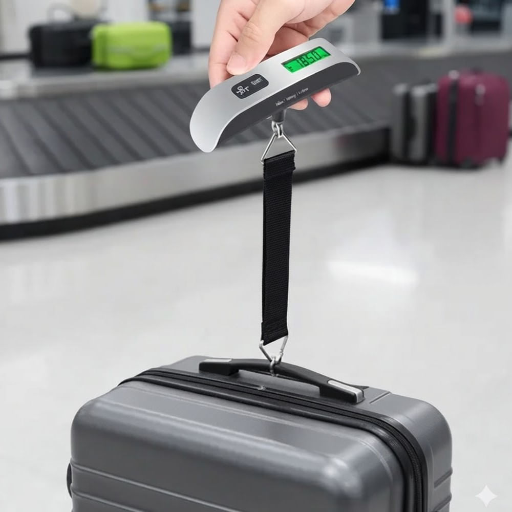 Balanza de Maleta portatil 50kg lcd