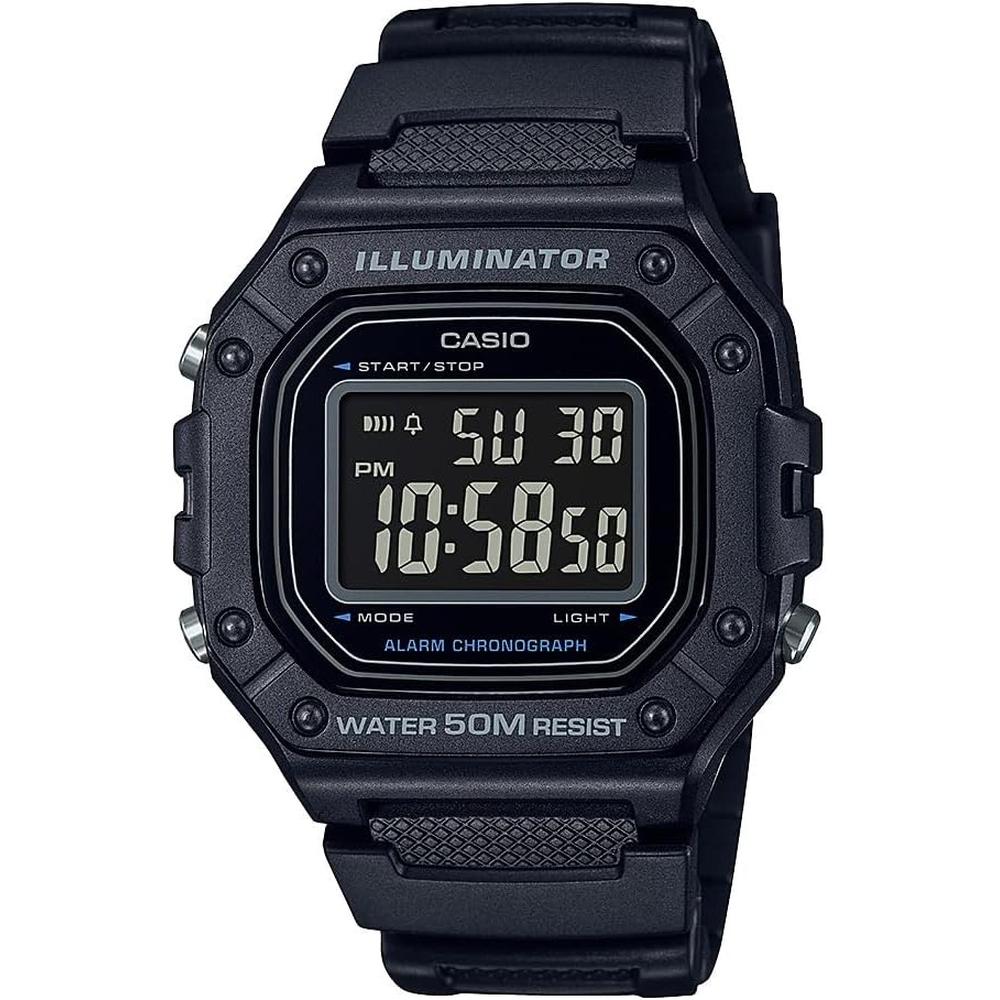 RELOJ CASIO W218H DIGITAL HOMBRE | NEGRO
