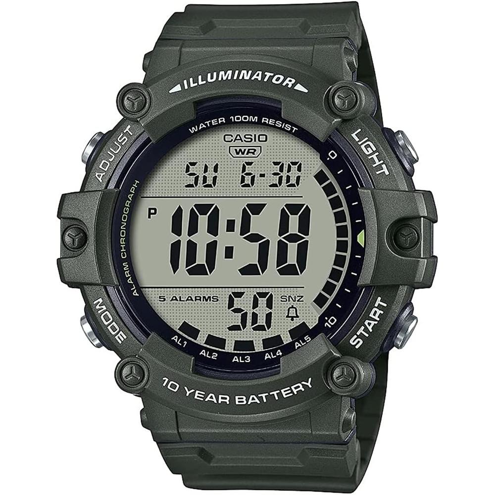 RELOJ CASIO ILUMINATOR AE1500WH DIGITAL HOMBRE | VERDE