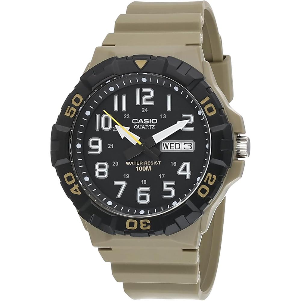 RELOJ CASIO MRW200H ANALÓGICO HOMBRE | BEIGE/NEGRO