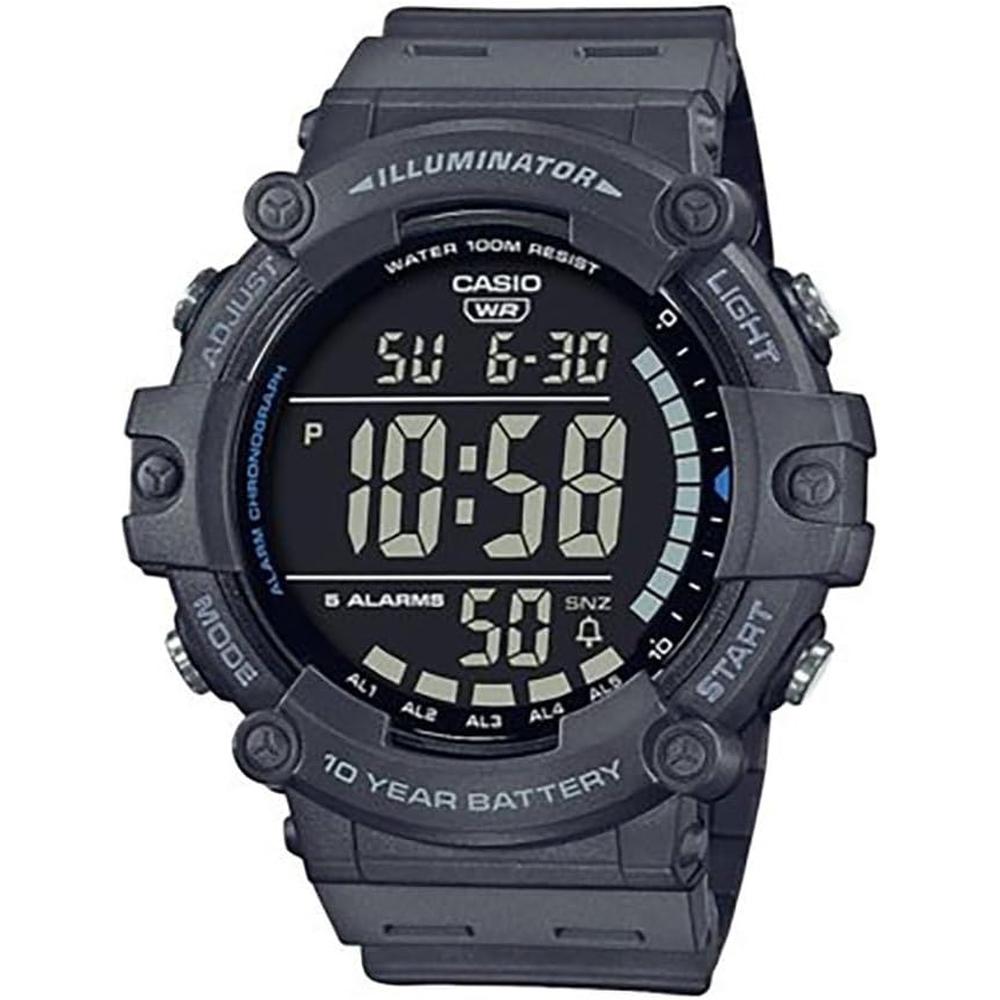 RELOJ CASIO ILUMINATOR AE1500WH DIGITAL HOMBRE | GRIS