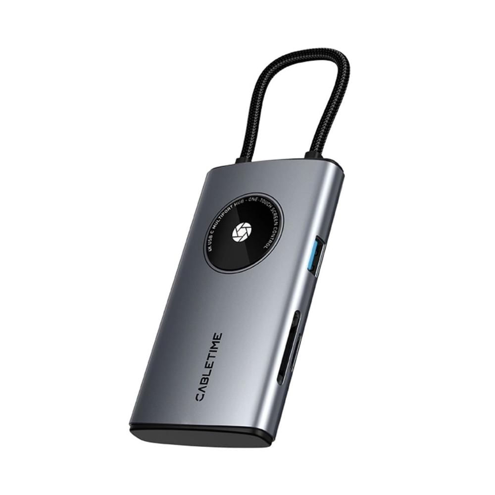 Adaptador Hub de USB-C a HDMI, USB-A, SD, TF, PD - CABLETIME | CB93G