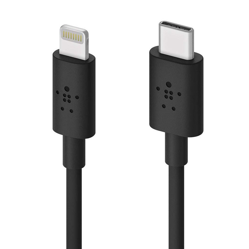 Cable Belkin USB Type-C to Lightning ChargeSync 120cm - F8J239BT04-BLK