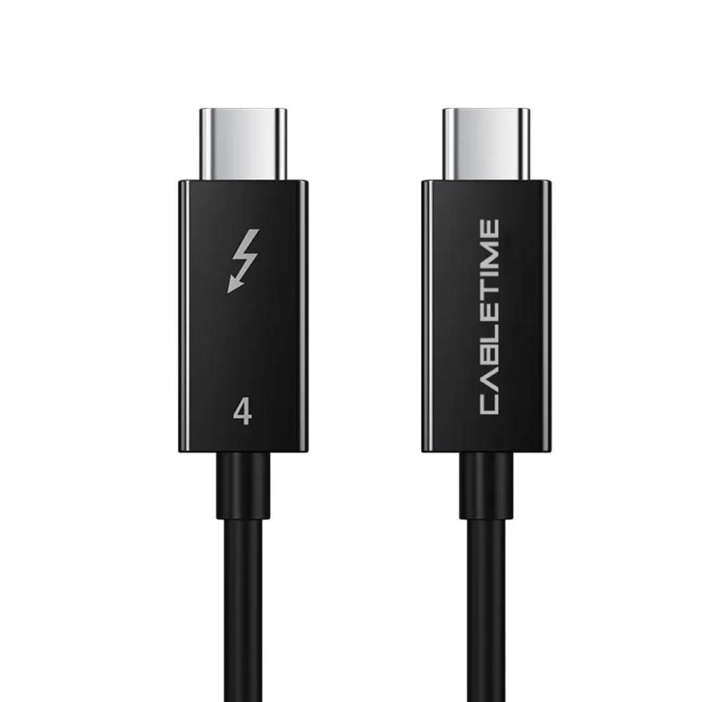 Cable USB-C magnético 240W de 1M (Naranja) - CABLETIME | CU06H