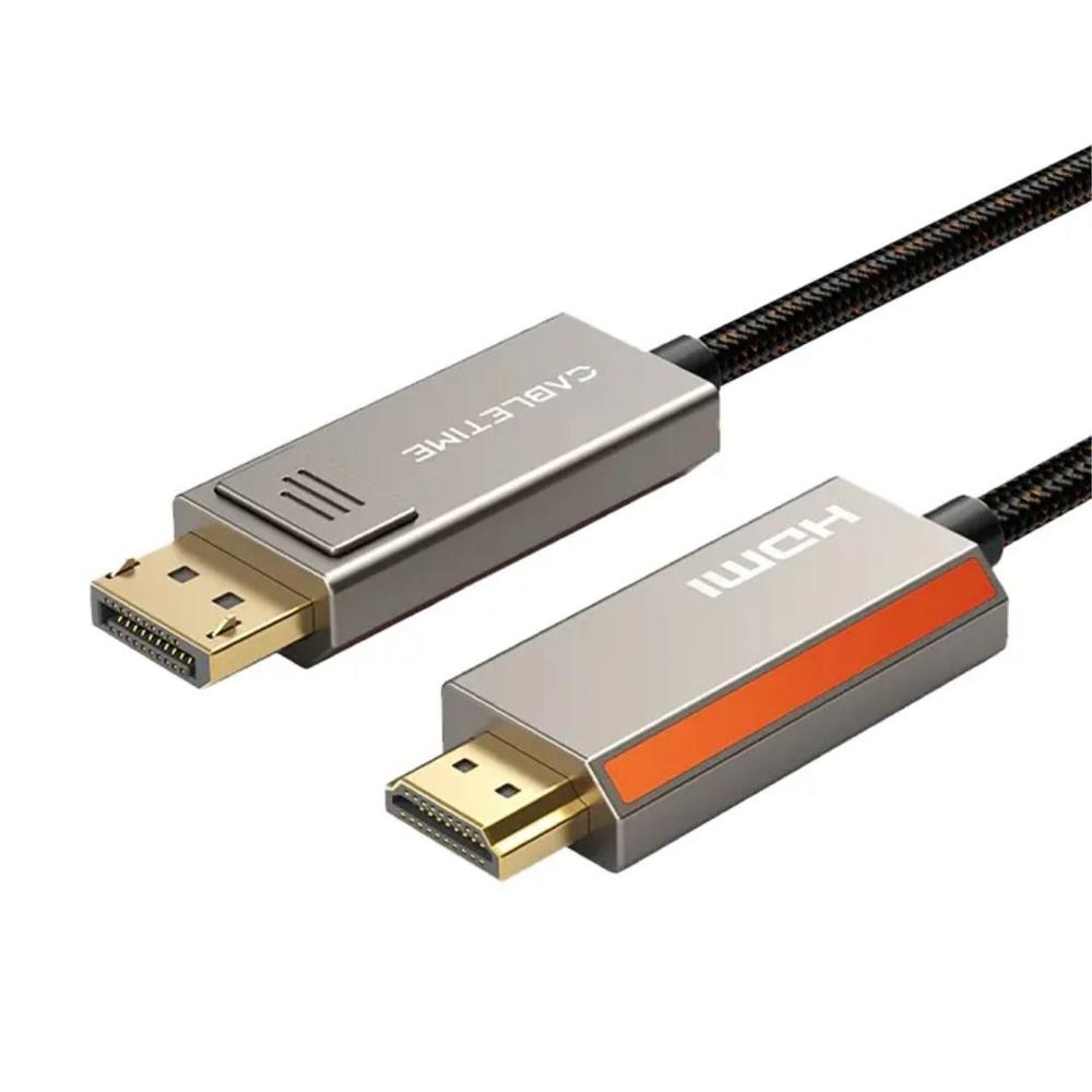 Cable DisplayPort macho 8K 60Hz, a HDMI macho 4K 120Hz de 2M - CABLETIME | CD36L