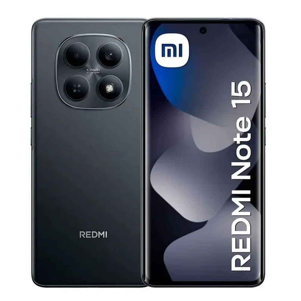 XIAOMI REDMI NOTE 15 - 4G LTE - 6GB RAM 128GB ROM  NEGRO REGISTRADO
