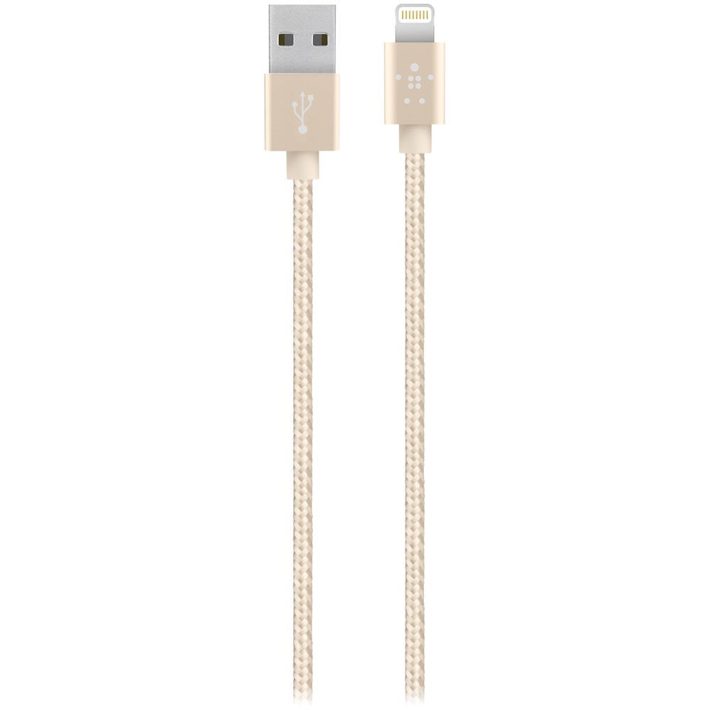 Cable Belkin Lightning to USB 120cm Dorado - F8J144bt04-GLD
