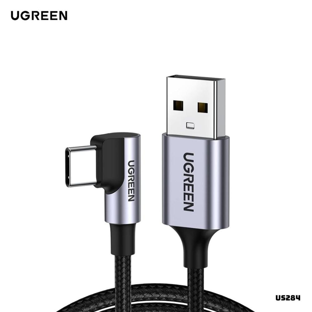 CABLE UGREEN ANGULO DE 90 18W CARGA RAPIDA 1M