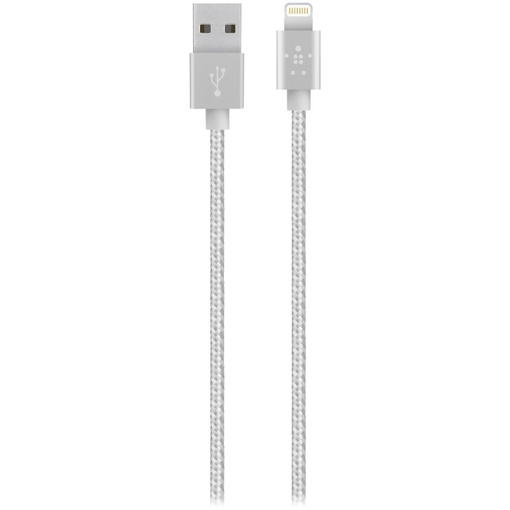 Cable Belkin Lightning to USB 120cm Plata - F8J144bt04-SLV
