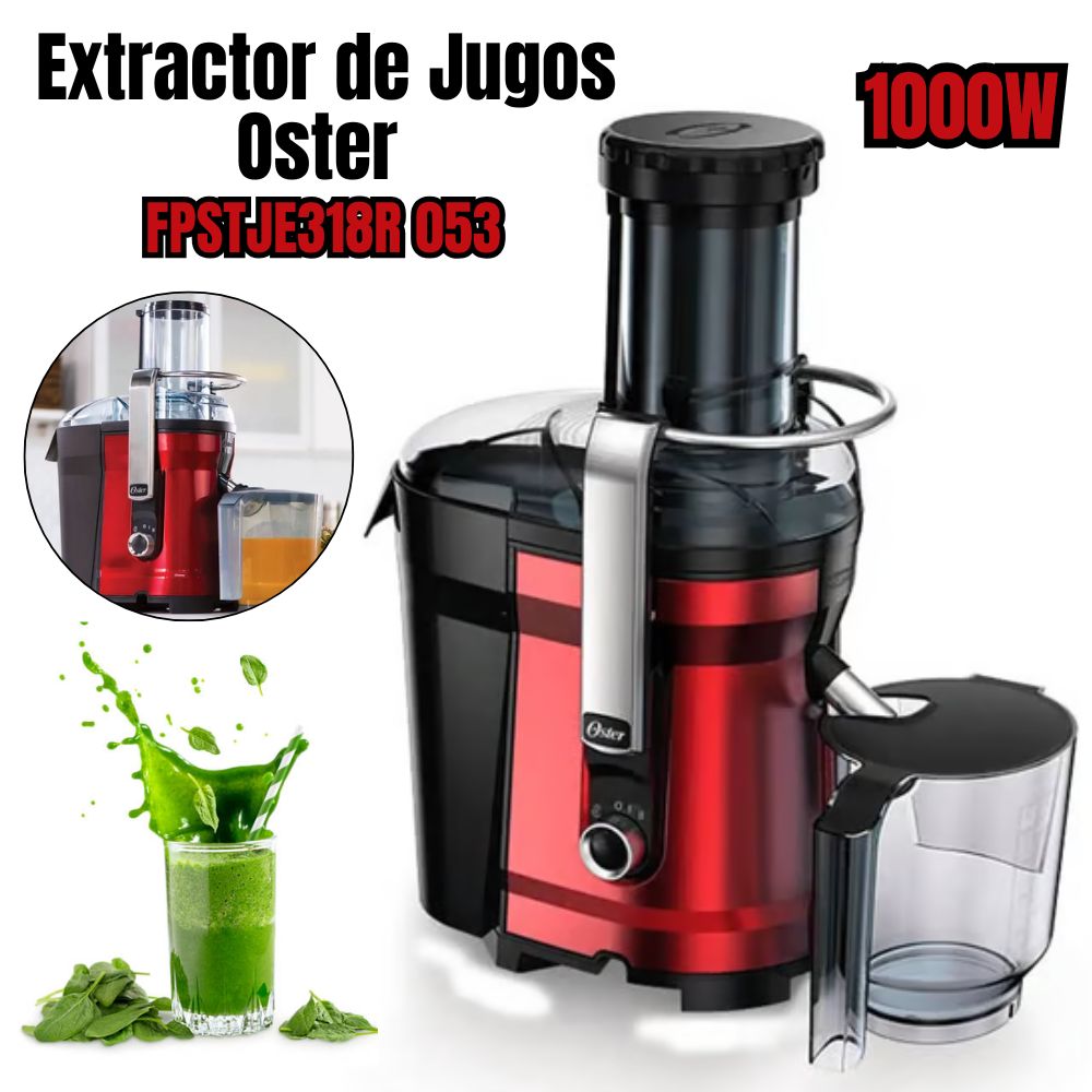 Extractor de Jugos Oster 1000Watts - FPSTJE318R.