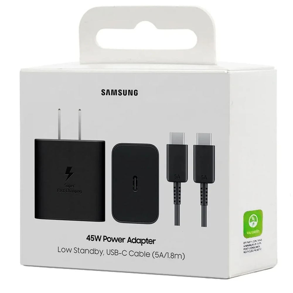 Cargador 45W Samsung Original Con Cable USB-C 1.8m EP-T4511