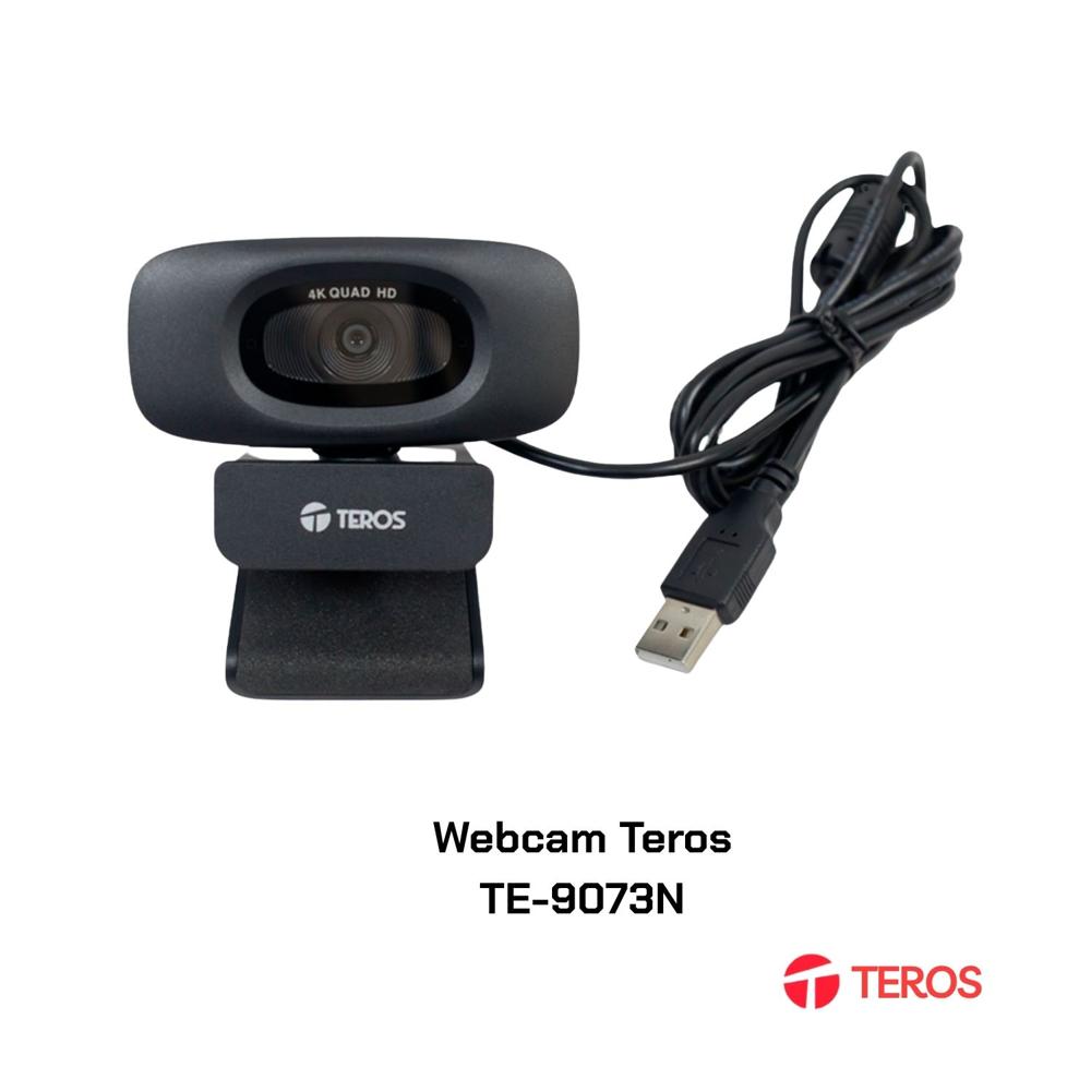 Webcam Teros TE-9073N 4K UHD 30 FPS con Micrófono USB 2.0