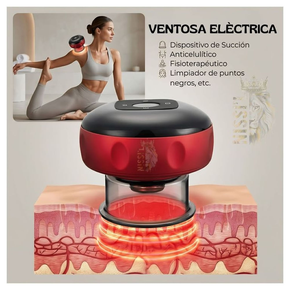 VENTOSA DE CUERPO RECARGABLE - REGULABLE